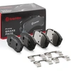 Image de BREMBO P 30 086 Jeu de plaquettes de frein PRIME LINE avec indicateur d'usure, avec tôle anti-bruit, avec accessoires