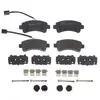 Image de BREMBO P 61 130 Jeu de plaquettes de frein PRIME LINE contact de signal d'usure inclus, avec tôle anti-bruit, avec accessoires