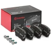 Image de BREMBO P 61 133 Jeu de plaquettes de frein PRIME LINE contact de signal d'usure exclu, avec tôle anti-bruit, avec accessoires
