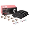 Image de BREMBO P 50 086 Jeu de plaquettes de frein PRIME LINE préparé pour l'indicateur d'usure, avec tôle anti-bruit, avec accessoires