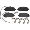 Image de BREMBO P 61 104 Jeu de plaquettes de frein PRIME LINE contact de signal d'usure inclus, avec tôle anti-bruit, avec accessoires