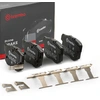 Image de BREMBO P 79 027 Jeu de plaquettes de frein PRIME LINE avec indicateur d'usure, avec tôle anti-bruit, avec accessoires