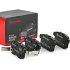 Image de BREMBO P 28 072 Jeu de plaquettes de frein PRIME LINE avec indicateur d'usure, avec tôle anti-bruit, sans accessoires