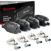 Image de BREMBO P 23 150 Jeu de plaquettes de frein PRIME LINE avec indicateur d'usure, avec tôle anti-bruit, sans accessoires