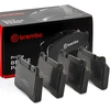 Image de BREMBO P 02 002 Jeu de plaquettes de frein PRIME LINE préparé pour l'indicateur d'usure, avec tôle anti-bruit, sans accessoires