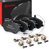 Image de BREMBO P 61 119 Jeu de plaquettes de frein PRIME LINE contact de signal d'usure inclus, avec tôle anti-bruit, avec accessoires