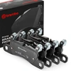 Image de BREMBO P 65 030 Jeu de plaquettes de frein PRIME LINE préparé pour l'indicateur d'usure, avec tôle anti-bruit, avec masses d'équilibrage