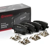 Image de BREMBO P 30 109 Jeu de plaquettes de frein PRIME LINE Essieu arrière, avec indicateur d'usure, avec tôle anti-bruit, avec accessoires