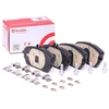 Image de BREMBO P 50 146 Jeu de plaquettes de frein PRIME LINE préparé pour l'indicateur d'usure, avec tôle anti-bruit, avec accessoires