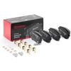 Image de BREMBO P 50 153 Jeu de plaquettes de frein PRIME LINE avec indicateur d'usure, avec tôle anti-bruit, avec accessoires