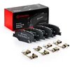 Image de BREMBO P 59 096 Jeu de plaquettes de frein PRIME LINE avec indicateur d'usure, avec tôle anti-bruit, avec accessoires