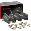 Image de BREMBO P 07 012 Jeu de plaquettes de frein PRIME LINE avec indicateur d'usure, avec tôle anti-bruit, avec accessoires
