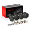 Image de BREMBO P 50 167 Jeu de plaquettes de frein PRIME LINE préparé pour l'indicateur d'usure, avec tôle anti-bruit, avec accessoires