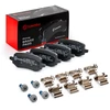 Image de BREMBO P 24 237 Jeu de plaquettes de frein PRIME LINE contact de signal d'usure exclu, avec tôle anti-bruit, avec accessoires