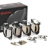 Image de BREMBO P 30 124 Jeu de plaquettes de frein PRIME LINE avec indicateur d'usure, avec tôle anti-bruit, avec masses d'équilibrage