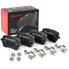 Image de BREMBO P 85 190 Jeu de plaquettes de frein PRIME LINE préparé pour l'indicateur d'usure, avec tôle anti-bruit, sans accessoires