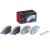 Image de BREMBO P 85 147E Jeu de plaquettes de frein préparé pour l'indicateur d'usure, avec tôle anti-bruit, avec accessoires