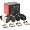 Image de BREMBO P 30 140 Jeu de plaquettes de frein PRIME LINE avec indicateur d'usure, avec tôle anti-bruit, avec accessoires