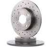 Image de BREMBO 08.5085.1X Disque de frein perforé, revêtu, avec vis/boulons