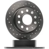 Image de BREMBO 08.9502.1X Disque de frein perforé, revêtu, avec vis/boulons