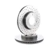 Image de BREMBO 09.5390.3X Disque de frein perforé/ventilé de l'intérieur, revêtu, à haute teneur en carbone, avec vis/boulons