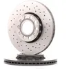 Image de BREMBO 09.5745.2X Disque de frein perforé/ventilé de l'intérieur, revêtu, à haute teneur en carbone, avec vis/boulons