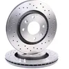 Image de BREMBO 09.8695.1X Disque de frein perforé/ventilé de l'intérieur, revêtu, à haute teneur en carbone, avec vis/boulons