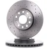 Image de BREMBO 09.9145.1X Disque de frein perforé/ventilé de l'intérieur, revêtu, avec vis/boulons