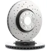 Image de BREMBO 09.9772.1X Disque de frein perforé/ventilé de l'intérieur, revêtu, à haute teneur en carbone, avec vis/boulons
