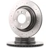 Image de BREMBO 09.9793.1X Disque de frein perforé/ventilé de l'intérieur, revêtu, à haute teneur en carbone, avec vis/boulons