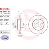 Image de BREMBO 08.9461.21 Disque de frein plein, revêtu