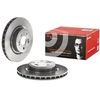 Image de BREMBO 09.8904.11 Disque de frein ventilé de l'intérieur, revêtu, à haute teneur en carbone, avec vis/boulons