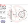Image de BREMBO 09.7879.11 Disque de frein ventilé de l'intérieur, revêtu