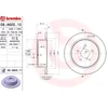 Image de BREMBO 08.A605.11 Disque de frein plein, revêtu