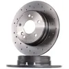 Image de BREMBO 08.5178.3X Disque de frein perforé, revêtu, avec vis/boulons