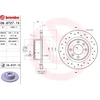 Image de BREMBO 08.8727.1X Disque de frein perforé, revêtu