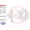 Image de BREMBO 08.9511.1X Disque de frein perforé, revêtu, avec vis/boulons