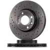 Image de BREMBO 09.9078.1X Disque de frein perforé/ventilé de l'intérieur, revêtu, à haute teneur en carbone, avec vis/boulons