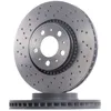 Image de BREMBO 09.9130.1X Disque de frein perforé/ventilé de l'intérieur, revêtu, à haute teneur en carbone, avec vis/boulons
