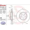 Image de BREMBO 09.A402.11 Disque de frein ventilé de l'intérieur, revêtu, à haute teneur en carbone