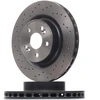 Image de BREMBO 09.8904.21 Disque de frein perforé/ventilé de l'intérieur, revêtu, à haute teneur en carbone, avec vis/boulons