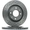 Image de BREMBO 09.4987.2X Disque de frein perforé/ventilé de l'intérieur, revêtu, à haute teneur en carbone, avec vis/boulons