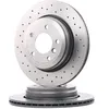 Image de BREMBO 09.9425.1X Disque de frein perforé/ventilé de l'intérieur, revêtu, à haute teneur en carbone, avec vis/boulons