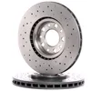 Image de BREMBO 09.9363.2X Disque de frein perforé/ventilé de l'intérieur, revêtu, à haute teneur en carbone