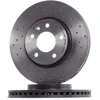 Image de BREMBO 09.B356.1X Disque de frein Essieu avant, perforé/ventilé de l'intérieur, revêtu, à haute teneur en carbone