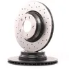 Image de BREMBO 09.A259.1X Disque de frein perforé/ventilé de l'intérieur, revêtu, à haute teneur en carbone, avec vis/boulons