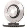 Image de BREMBO 09.B039.1X Disque de frein perforé/ventilé de l'intérieur, revêtu, à haute teneur en carbone, avec vis/boulons