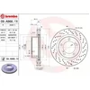 Image de BREMBO 09.A966.1X Disque de frein perforé/ventilé de l'intérieur, revêtu