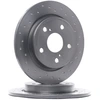 Image de BREMBO 08.A912.1X Disque de frein perforé, revêtu