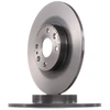 Image de BREMBO 08.C135.11 Disque de frein plein, revêtu, avec vis/boulons